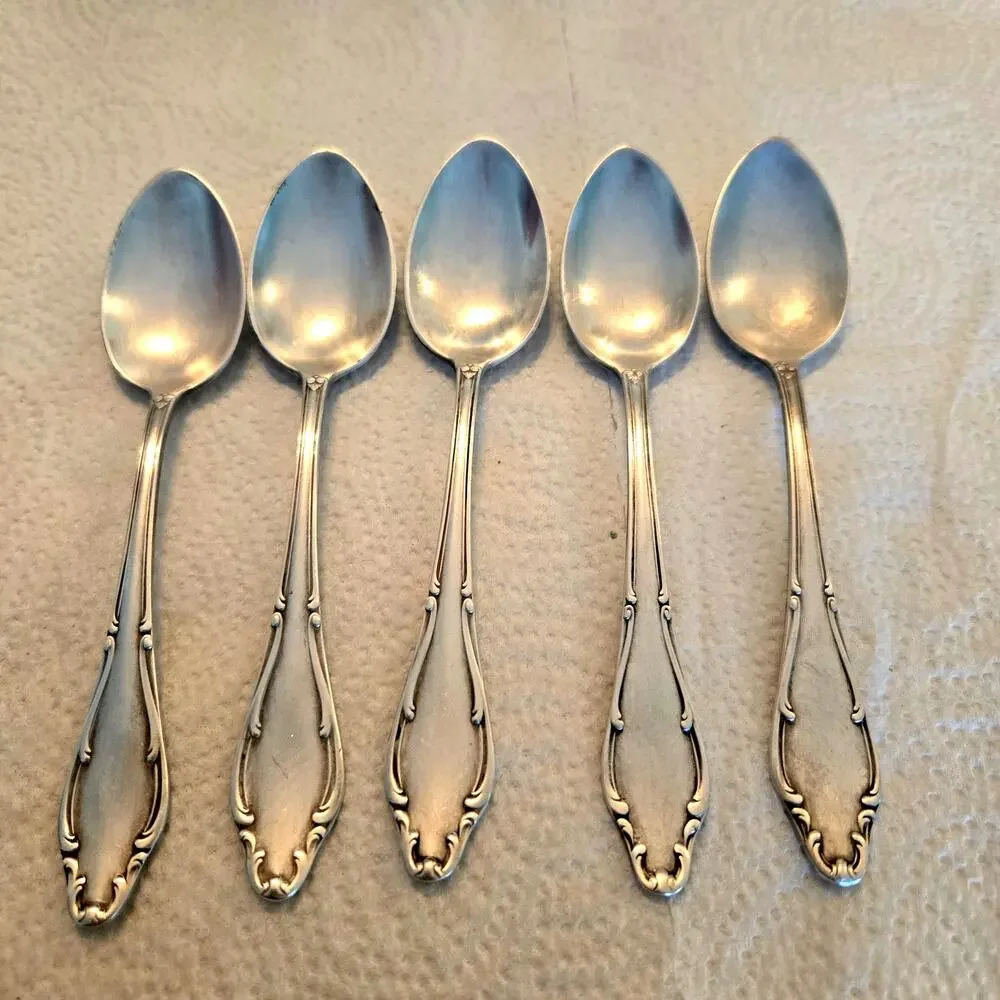 WELLNER 100 Silver Plated FLATWARE 5 Piece